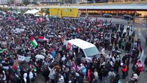 İsviçre'de görülmemiş İsrail karşıtı Gazze eylemi