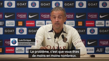 Enrique sur ses rapports avec les médias : "J'adore les interviews et les conférences de presse !"