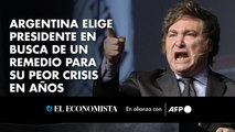 Argentina elige presidente en busca de un remedio para su peor crisis en años