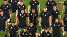 El haka de los All Blacks antes Los Pumas