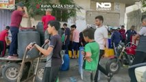 حملات ویرانگر اسرائیل به غزه و خیابان‌های متروک در گذرگاه مرزی رفح