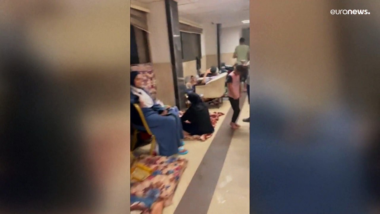 شاهد: ملاذ لأكثر من 400 مريض ونحو 12 ألف مدني نازح.. مستشفى القدس في غزة مهدد بالقصف