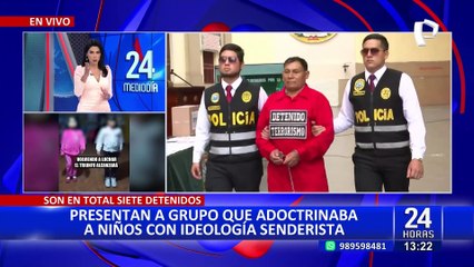 Presentan a personas que adoctrinaban a niños con pensamientos senderistas en Trujillo