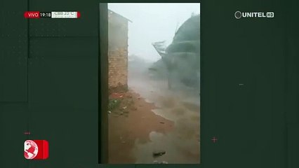 Reportan en Trinidad fuertes vientos y lluvia