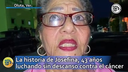 La historia de Josefina, 43 años luchando sin descanso contra el cáncer