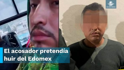 Cae hombre que se masturbó frente a mujer en camión que iba de Chalco a CDMX
