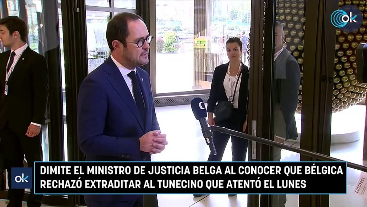 Dimite el ministro de Justicia belga al conocer que Bélgica rechazó ...