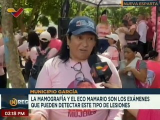 Mujeres del edo. Nueva Esparta hicieron un llamado a la concientización del Cáncer de Mama