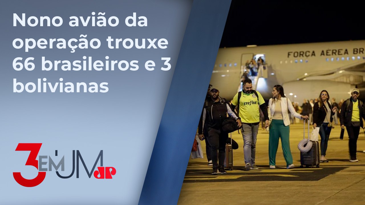 Novo voo de repatriação da FAB traz cidadãos br...