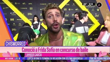 Lambda García habla sobre cómo conoció a Frida Sofía