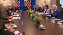 Biden se reúne com líderes da União Europeia na Casa Branca