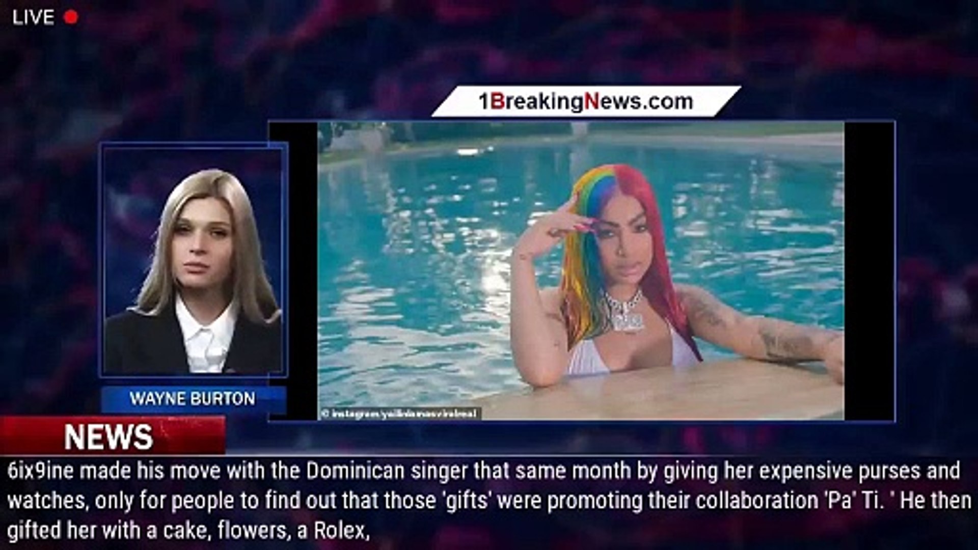 Who is 6ix9ines girlfriend Yailin La Mas Viral? Rapper arrested in - video  Dailymotion