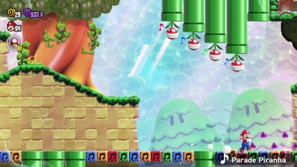 Parade Piranha Mario Wonder : Sortie secrète, graine prodige, pièces violettes... Comment finir ce niveau à 100%