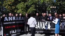 Ankara Müzisyenler Derneği İsrail'in Filistin'e yönelik saldırılarını protesto etti