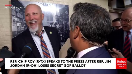 'Worst System, Except For All The Others': Chip Roy Speaks Out After Jordan Loses Speakership Vote