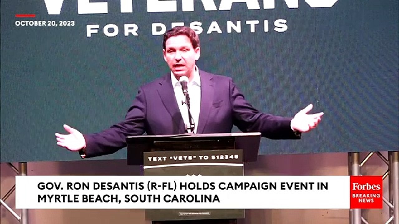 DeSantis: 'We Sent Planes To Israel To Bring Fl...