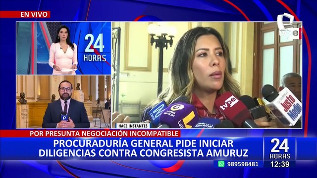 Congresistas reaccionan tras pedido de Procuraduría para investigar a Rosselli Amuruz