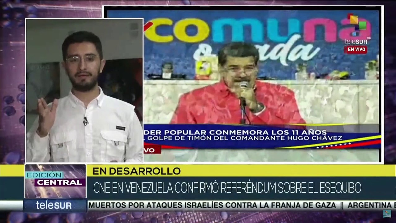 Gob. de Venezuela realizará un referéndum consultivo en defensa del territorio Esequibo