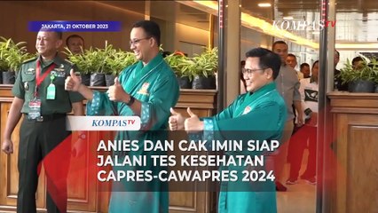 Gunakan Kimono, Anies dan Cak Imin Siap Jalani Tes Kesehatan Pilpres 2024