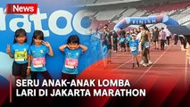 Ratusan Pelari Anak-Anak Antusias Ikuti Maratoonz di Jakarta Marathon 2023
