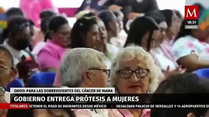 Más de mil prótesis entregadas a sobrevivientes de cáncer de mama en Quintana Roo