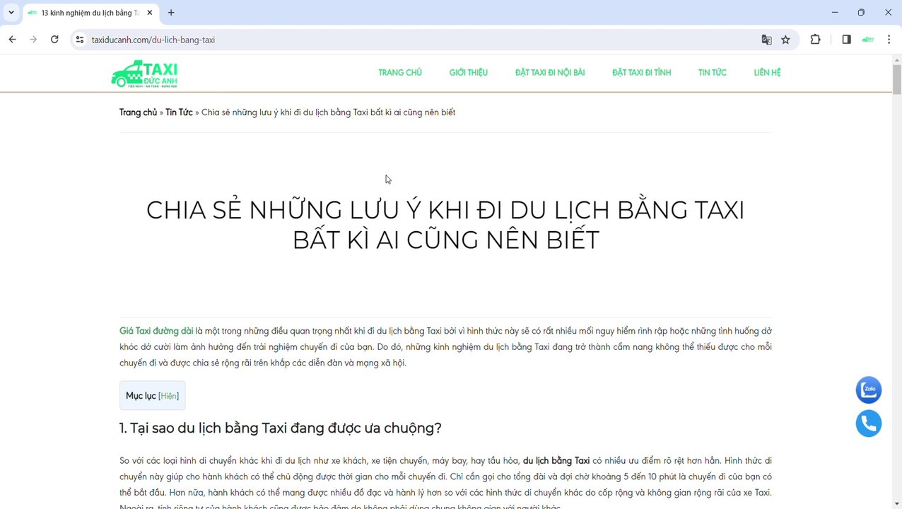 Kinh Nghiệm Du Lịch Bằng Xe Taxi - Làm Thế Nào Để Thảnh Thơi Khám Phá Thế Giới