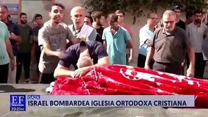 Israel bombardeó una iglesia cristiana