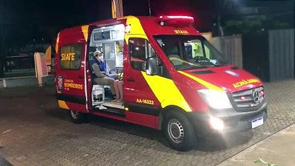 Mulher é atendida com contusão no crânio após cair no Centro