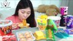 ASMR MUKBANG| Rainbow Convenience Store in Korea(Cheese Fire noodles, Tteokbokki, Triangular Kimbap)