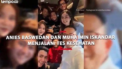 Anies Baswedan dan Muhaimin Iskandar Menjalani Tes Kesehatan di RSPAD Gatot Subroto