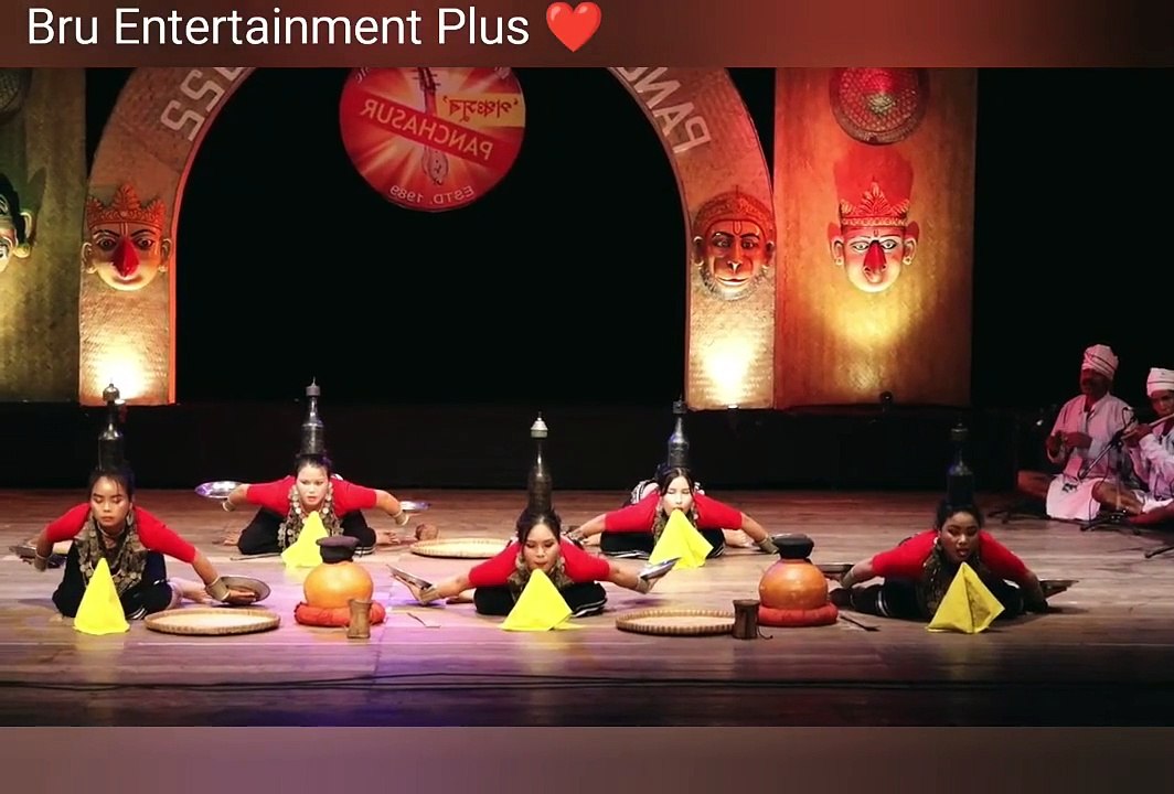 Hojagiri world famous folk dance by Reang community video Dailymotion