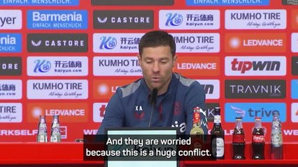 下载视频: Israel-Gaza conflict 'a main concern' for players - Xabi Alonso