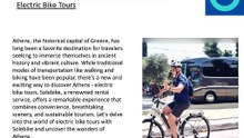 Unleashing the Magic of Athens with Solebike's Electric Bike Tours