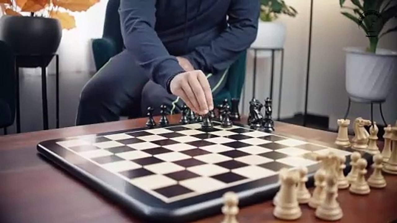 4_ Sleek Staunton Luxury Chess Set- Chess Pieces Only - Triple Weighted Ebony Wood