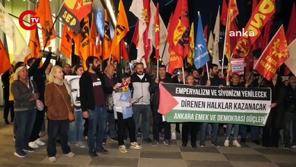 Ankara Emek ve Demokrasi Güçleri'nden Filistin'e destek: "On yıllardır direnen halkın yanındayız!"