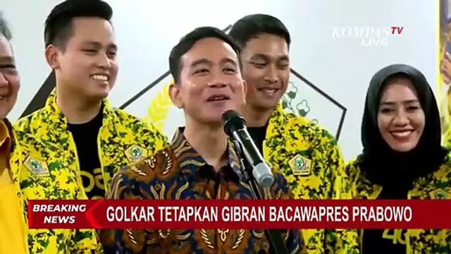 [FULL] Keterangan Gibran Usai Hadiri Rapimnas Golkar yang Usulkan Dirinya Jadi Cawapres Prabowo