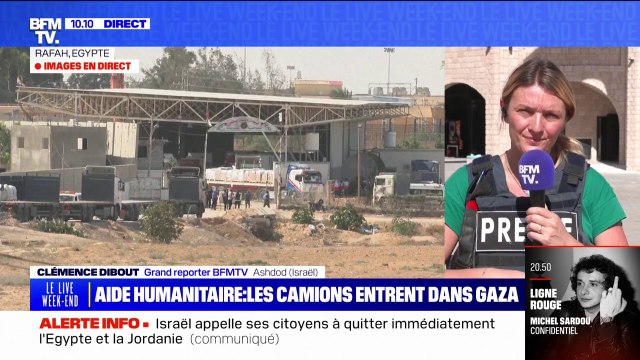 Routes peu praticables, relations instables... L'acheminement de l'aide humanitaire compliquée entre l'Égypte et Gaza
