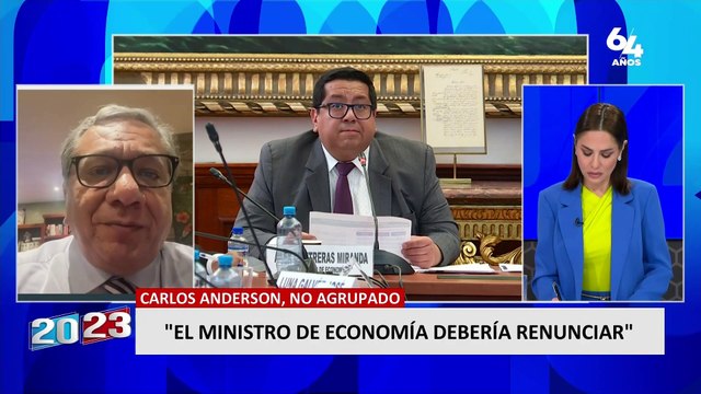 Carlos Anderson: El señor Contreras debería dar un paso al costado porque le hace daño al país