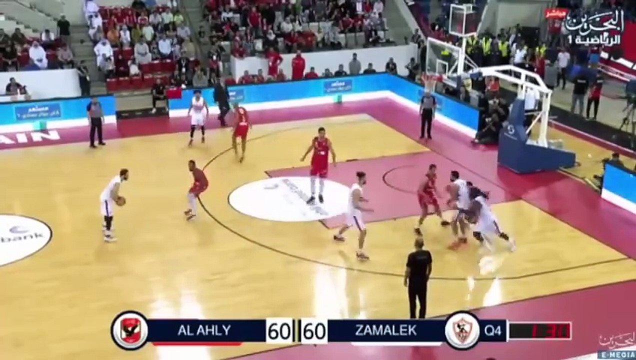 دقائق نارية _  ملخص مباراة الاهلي والزمالك كرة سلة في السوبر اليوم بث مباشر والجمهور يردد فلسطين