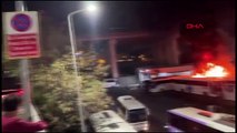 Bayrampaşa'da Yolcu Otobüsü Alev Alev Yandı