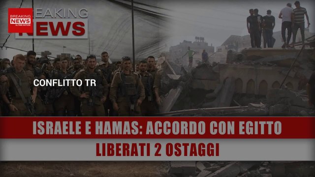 Conflitto Tra Israele E Hamas, Trovato L’Accordo Tra Israele Ed Egitto: Liberati 2 Ostaggi!