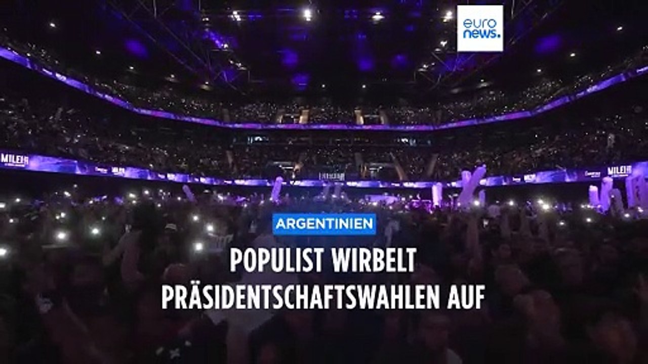Argentinien: Populist macht sich Hoffnungen auf Wahlsieg