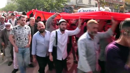 Şanlıurfa'da İsrail'in Gazze'ye yönelik saldırıları protesto edildi