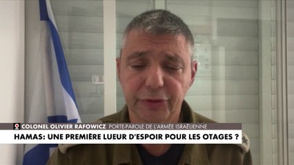 Colonel Olivier Rafowicz : «Il y a actuellement 210 otages aux mains du Hamas»