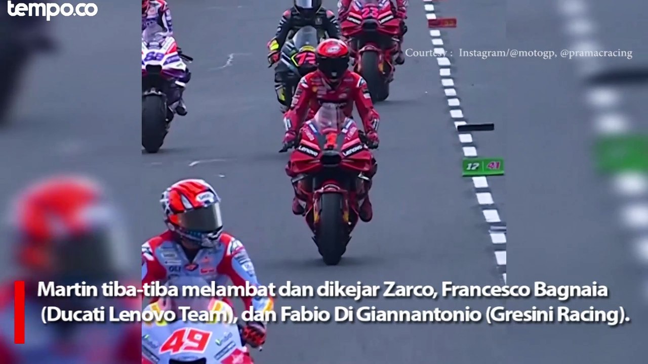 Johann Zarco Juara MotoGP Australia 2023, Naik Podium Bareng Bagnaia dan Diggia