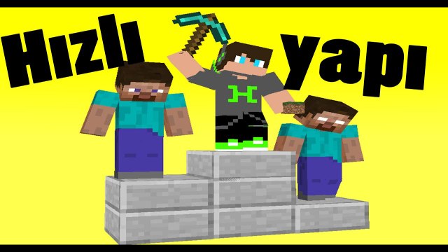 Minecraft Minigame Hızlı Yapı Kapışması - Hızlı Benim Göbek Adım