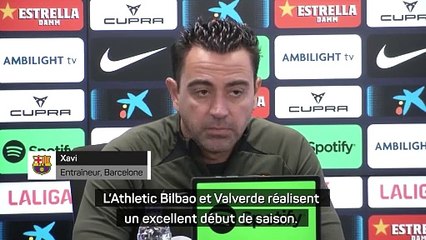 Xavi : "L’Athletic Bilbao est une equipe courageuse"
