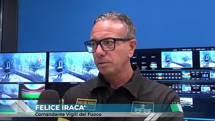 Il comandante dei Vigili del Fuoco Iracà “I giorni più drammatici”