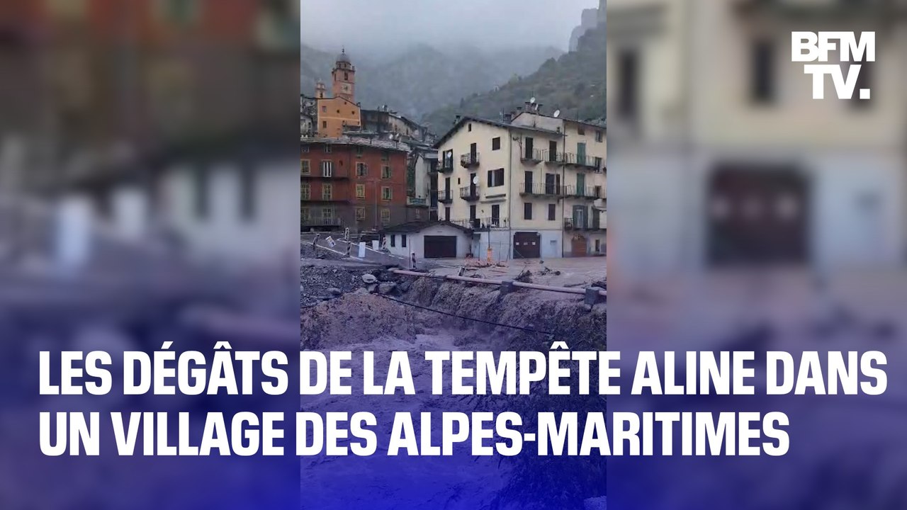 Tempête Aline: "Trois ans après, on a l'impression de repartir à zéro", la désolation des habitants de Saint-Martin-Vésubie