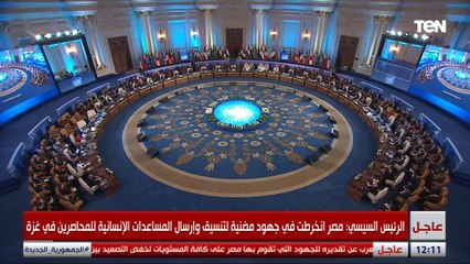 الرئيس السيسي:تصفية القضية الفلسطينية دون حل عادل لن يحدث.. وفي كل الأحوال لن يحدث على حساب مصر أبدا